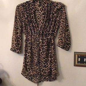 Love & Haight animal print shirt.